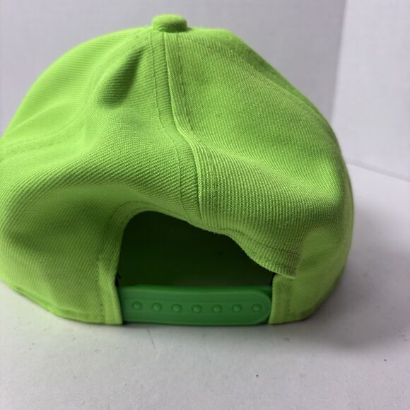 New Era 9Forty Baseball Hat Cap Chicago Cubs Neon Bright Green Snapback Adj C2 - Picture 6 of 11
